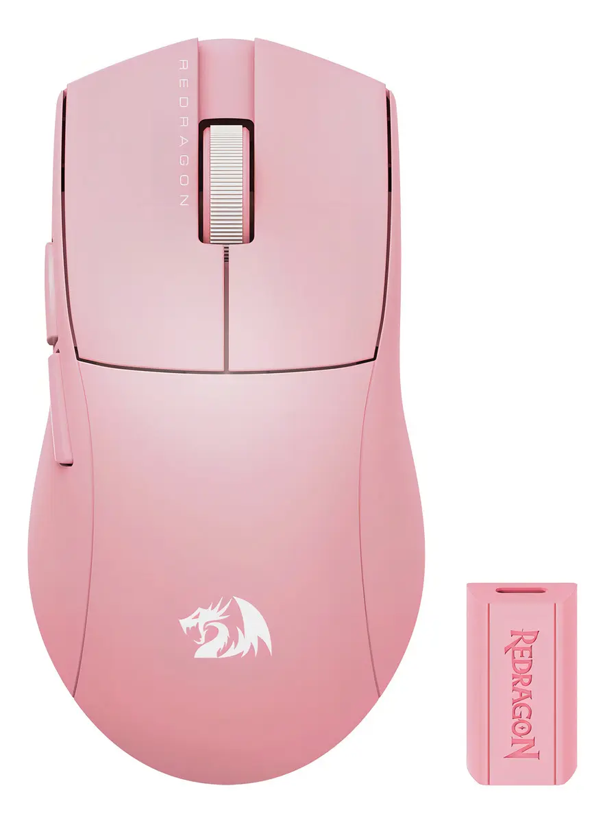 Mouse Inalambrico REDRAGON K1ng Pro 4K Rosa