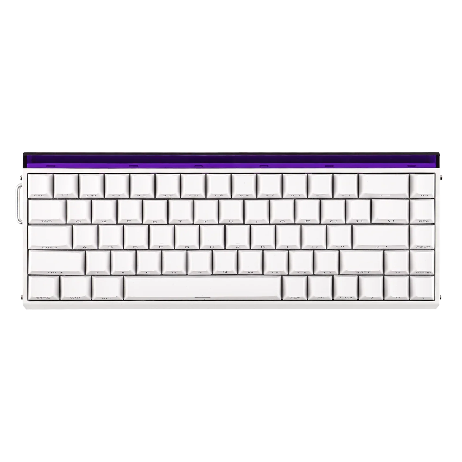 Teclado Magnetico AULA Hero 68HE White Sideprint