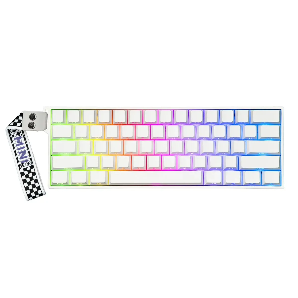 Teclado Magnetico AULA Mini60HE Pro White