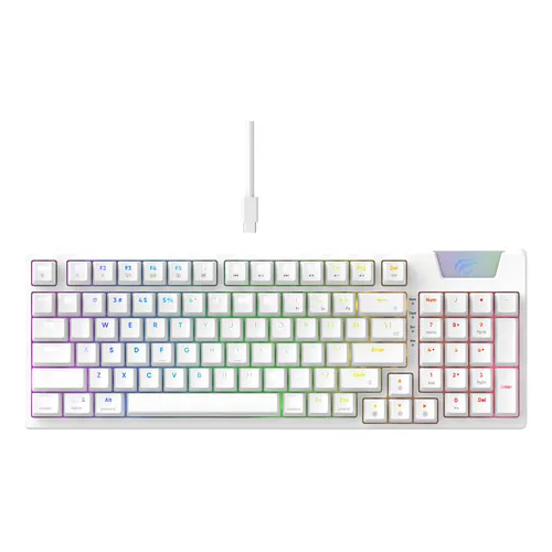 Teclado Mecanico HAVIT KB885L RGB White