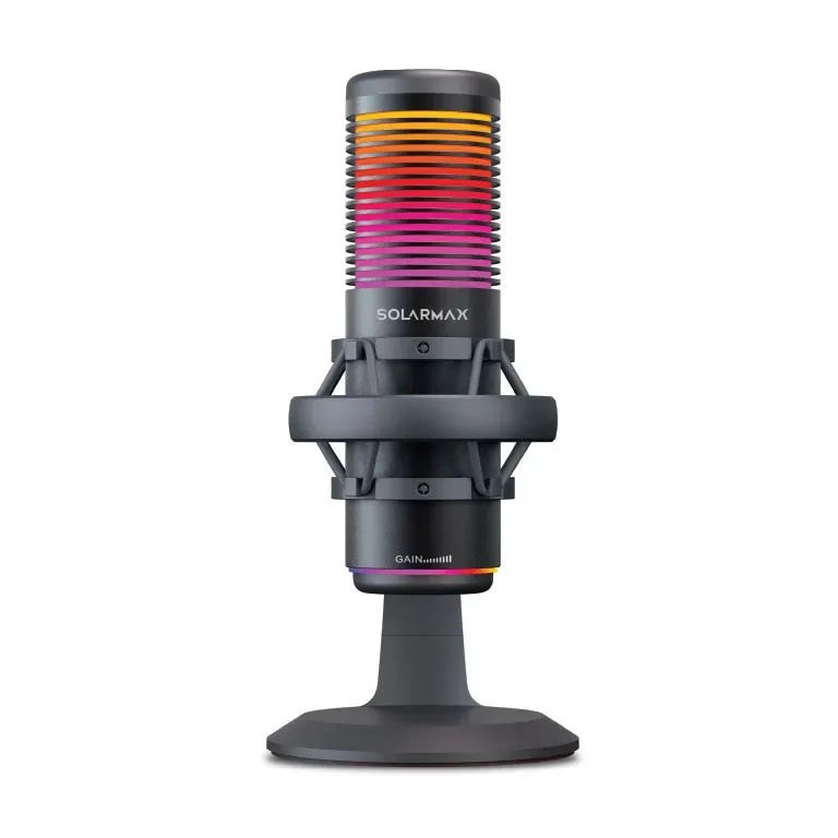 Microfono SOLARMAX LSM98B Bi-Mode RGB Streaming High End Microphone