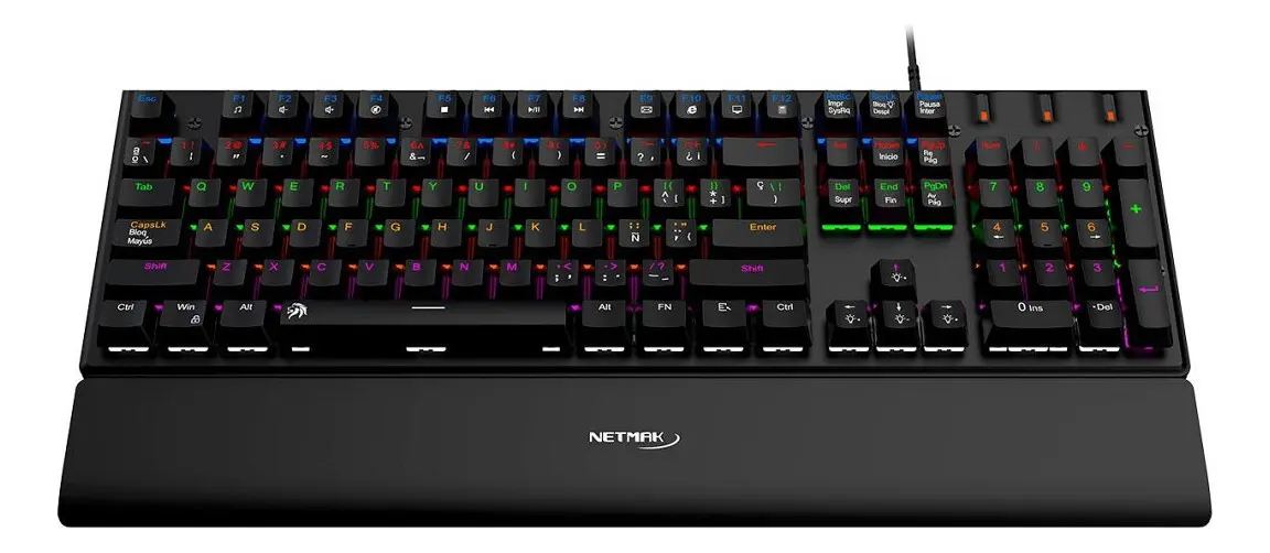 Teclado Mecanico NETMAK Legend Switch Blue