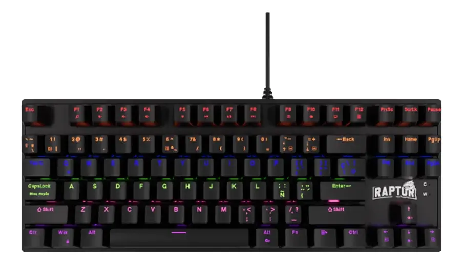 Teclado Mecanico RAPTOR Fireclaw M87