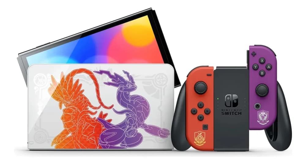 Nintendo Switch Oled Edición Pokemon Scarlet & Violet